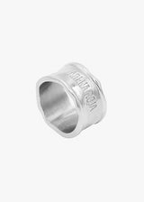 CANNOLO RING PLATA