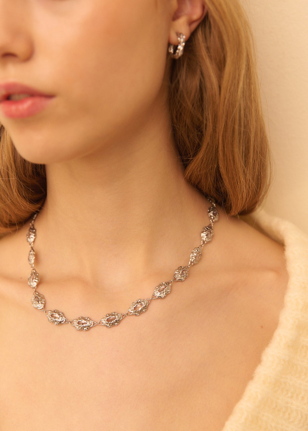 ICEBERG NECKLACE PLATA