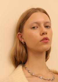 HELADA EARRINGS PLATA