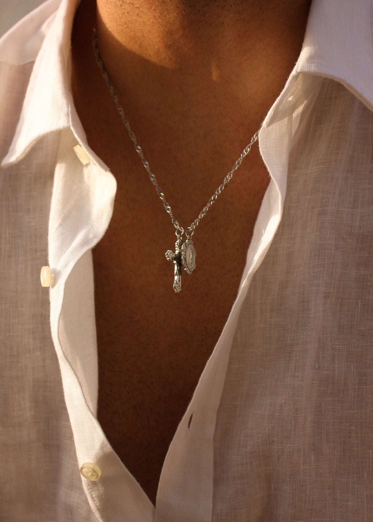 DIOICA NECKLACE PLATA