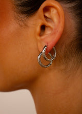 ADEREZO EARRINGS PLATA