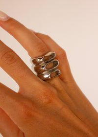 LAS ACEITUNAS RING PLATA
