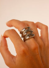 LAS ACEITUNAS RING PLATA