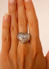 QUIÉREME RING PLATA
