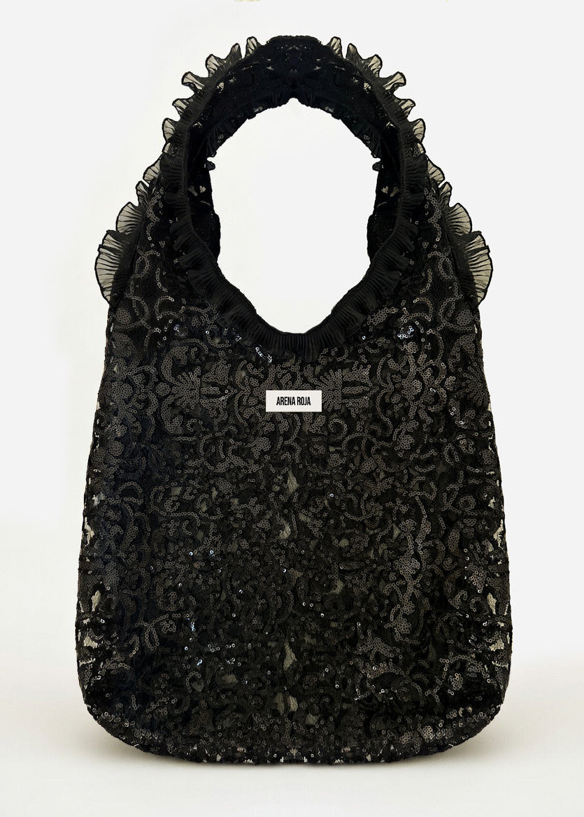BORSA EL PÉTALO NERA