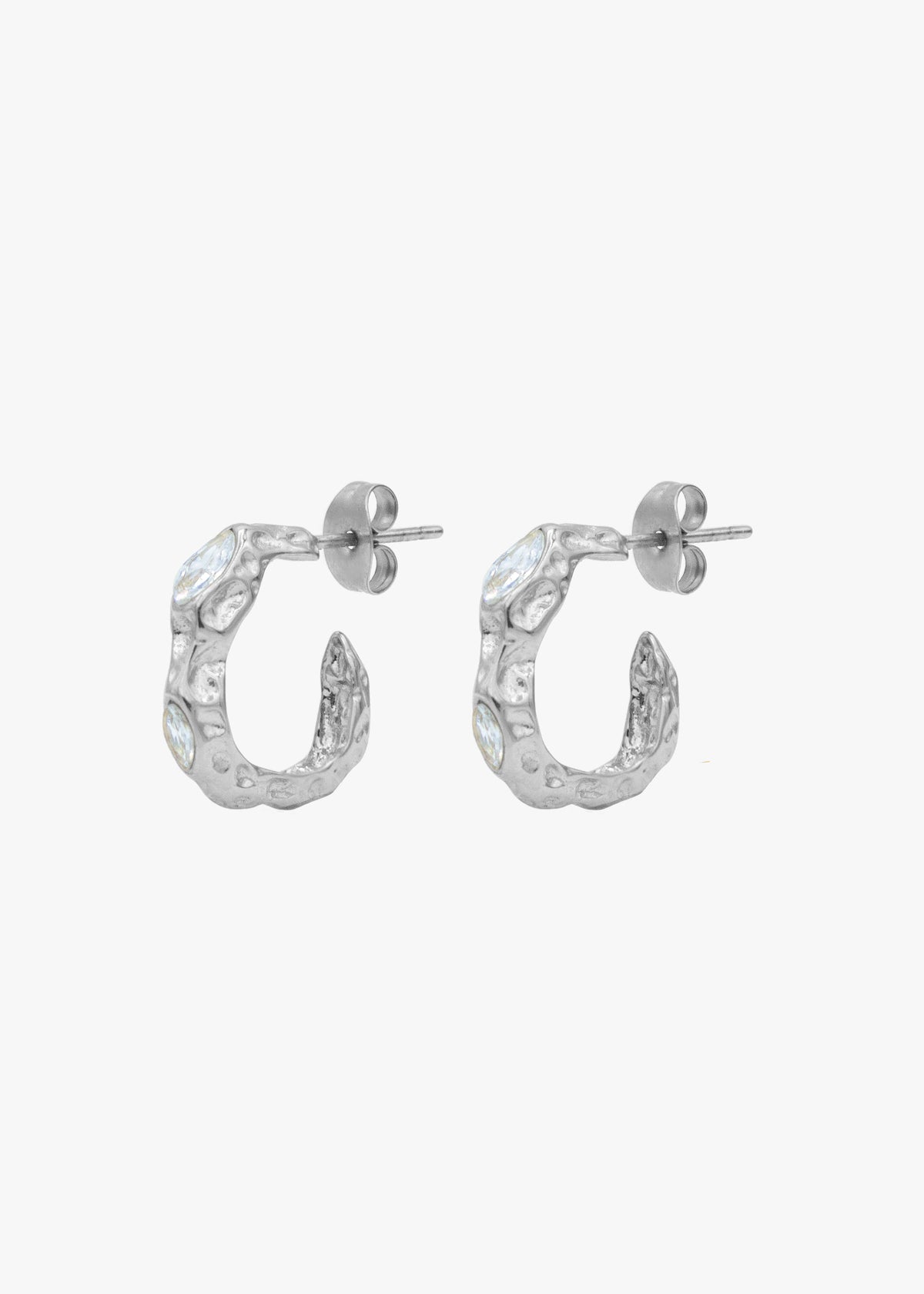 HELADA EARRINGS PLATA