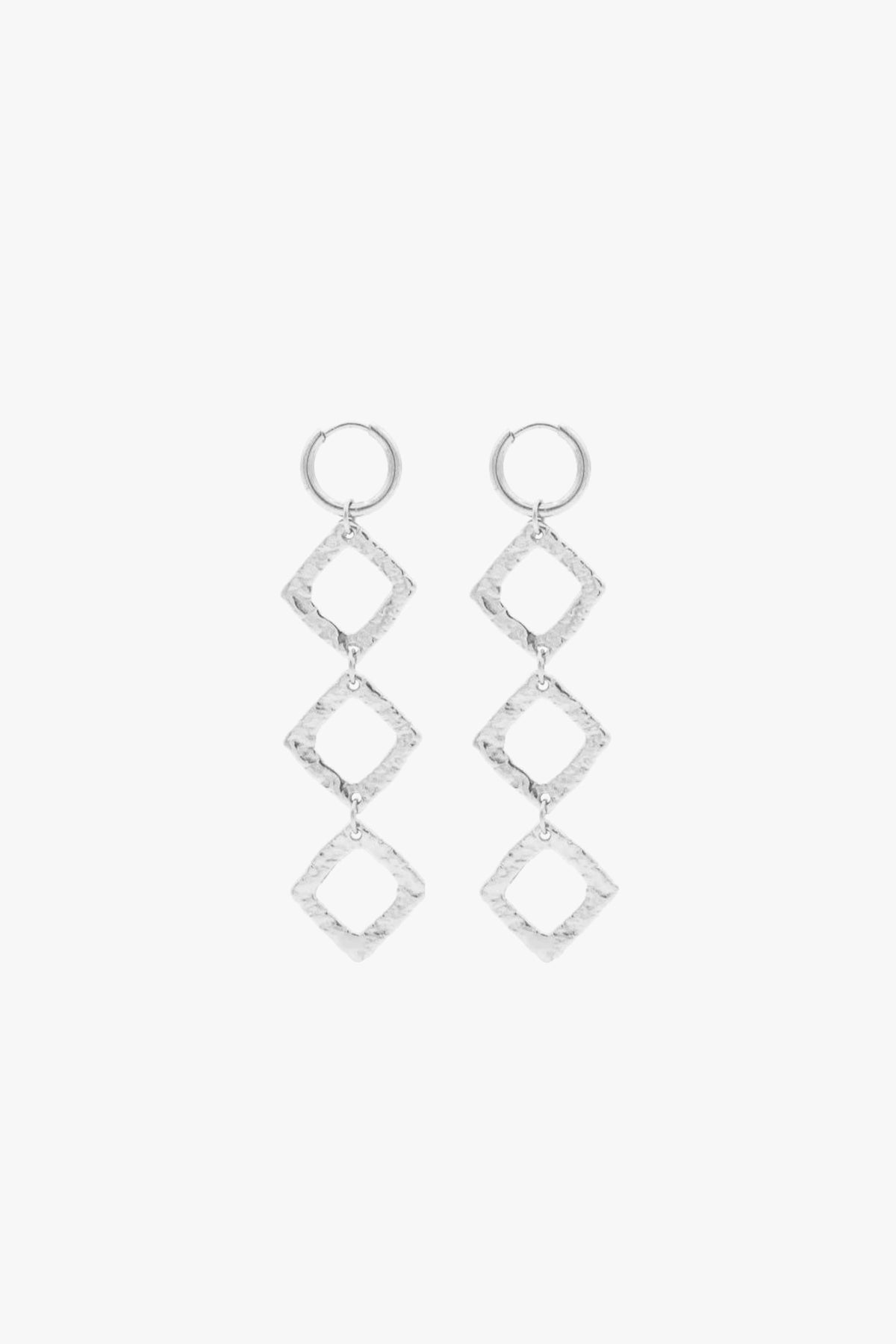 CATALINA EARRINGS PLATA
