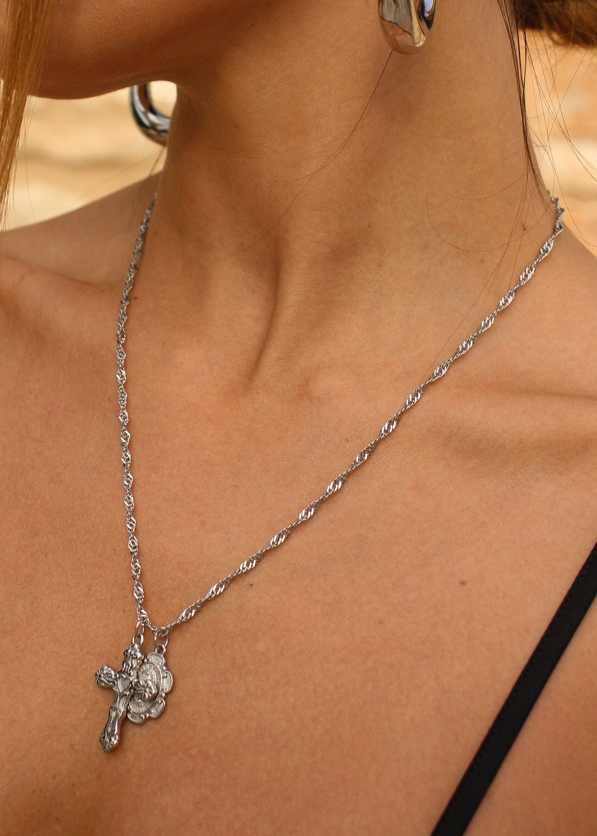 DIOICA NECKLACE PLATA