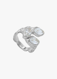 LÁGRIMAS RING PLATA