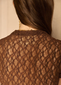 BLUSA VINTAGE HANA MARRONE