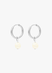 VOS PEARL EARRINGS PLATA